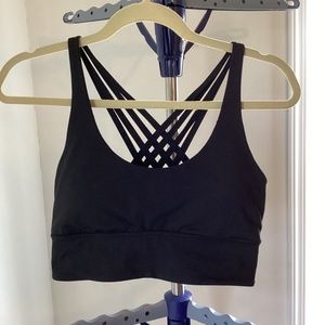 Lululemon Energy Bra longline black size 10